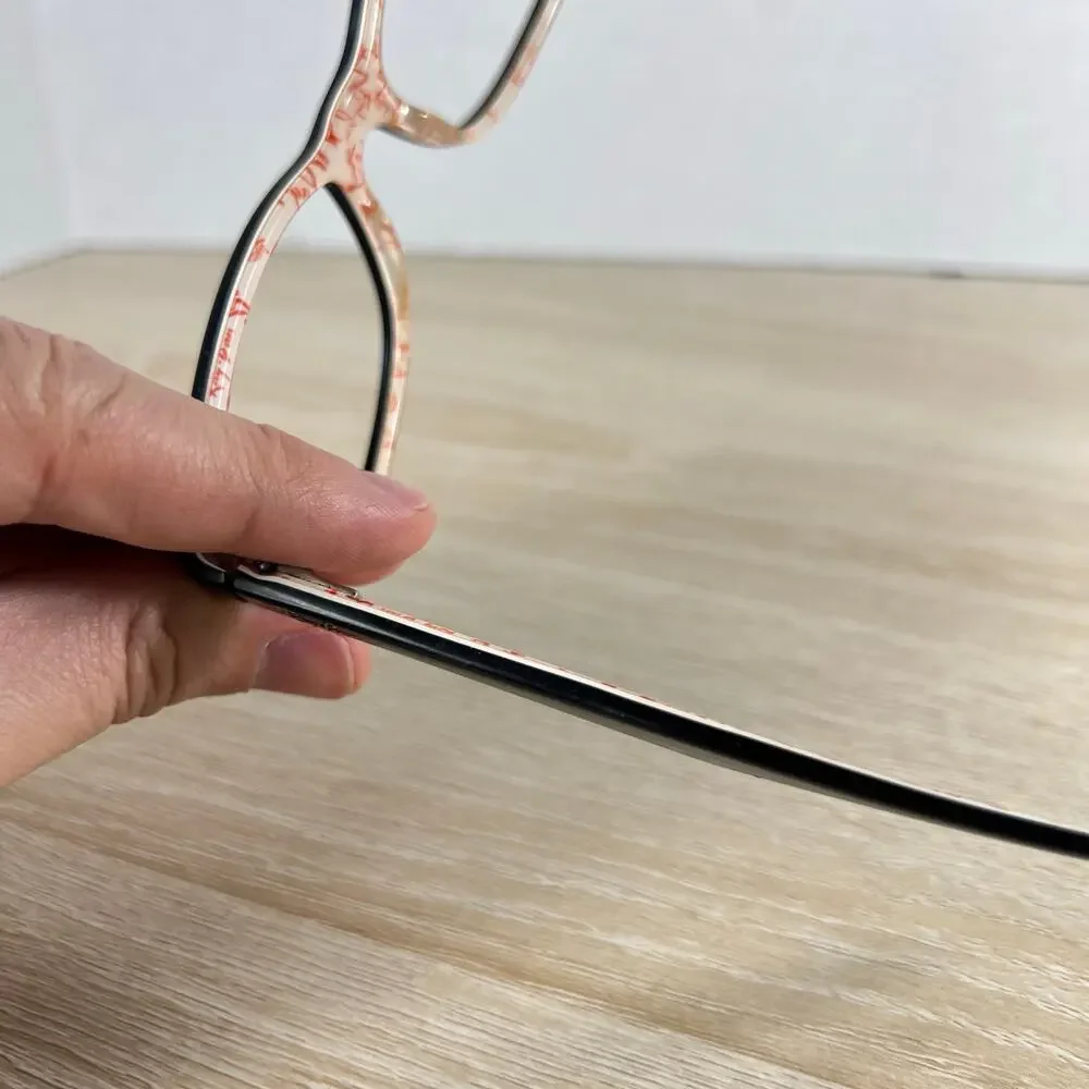 Ray-Ban RB5228 5014 Eyeglasses Black White and Red 53-17-140 Frames Only